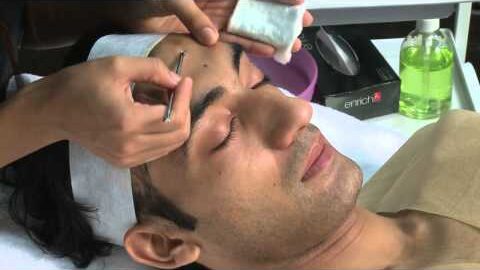 male face clean up at hair me by Anushka